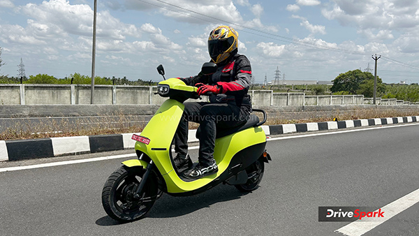 ola s1 air review trracking shot side