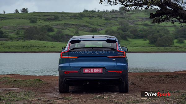 Volvo C40 Recharge Review rear design