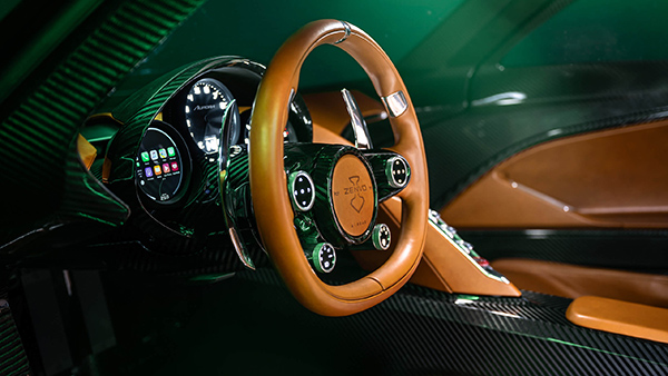 zenvo aurora tur steering wheel