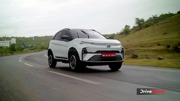 2023 tata nexon ev review cornering shot