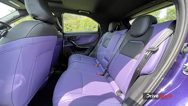 2023 Tata Nexon Review rear seat 2023 Tata Nexon Review rear seat