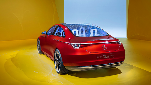 Mercedes Concept CLA Class rear profile