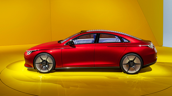 Mercedes Concept CLA Class side design