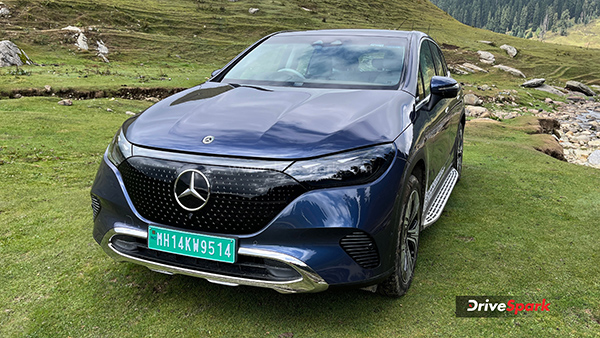 mercedes eqe suv review front view