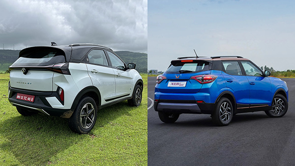 Tata Nexon EV Facelift Vs Mahindra XUV400 Rear
