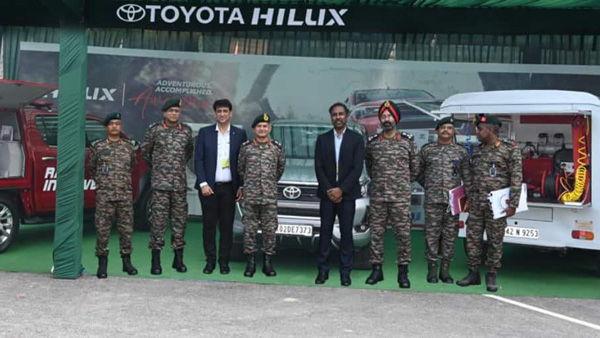 Toyota Showcases Special Purpose Hilux For Indian Army 