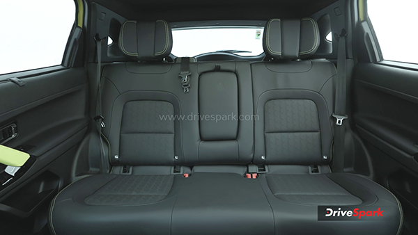 2023 Tata Harrier Review rear seats