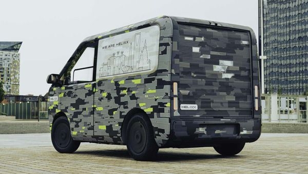 Helixx Electric Delivery Vehicle Rear