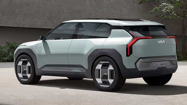 Kia Concept EV3 rear profile