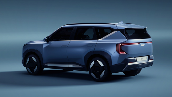 Kia EV5 rear three quarter profile