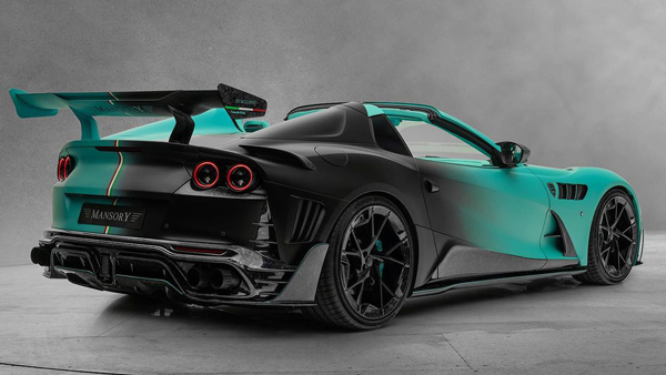 Mansory Stallone Tempesta Nera Verde rear three quarter view