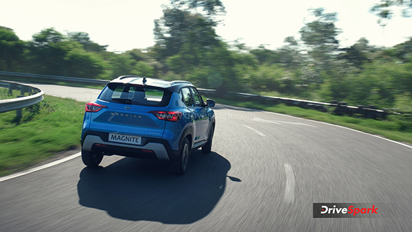 Nissan Magnite EZ-Shift Review cornering shot Nissan Magnite EZ-Shift Review cornering shot
