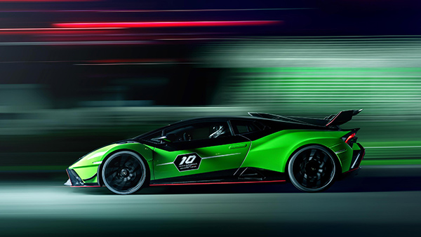 Lamborghini Huracan STO SC 10 Anniversario running shot