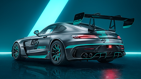 Mercedes-AMG GT2 Pro rear profile Mercedes-AMG GT2 Pro rear profile