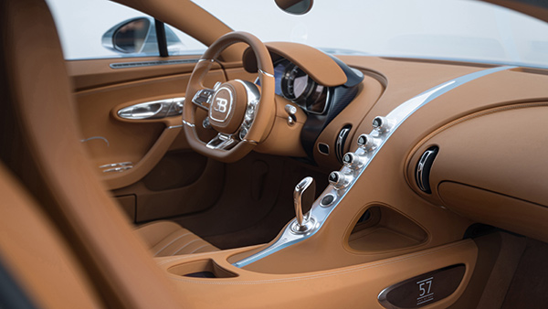 Bugatti Chiron Super Sport 57 One of One interior