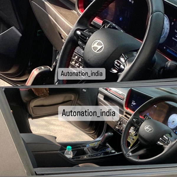 Hyundai Creta N Line Spied Testing Dash