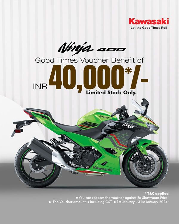 Kawasaki Indias New Year Motorcycle Offers
