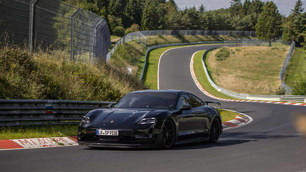 Porsche Taycan nurburgring lap record