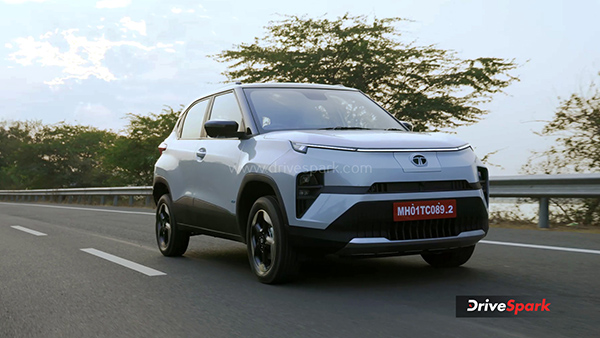 Tata Punch EV Review tracking shot