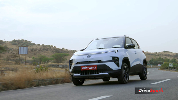 Tata Punch EV Review tracking shot