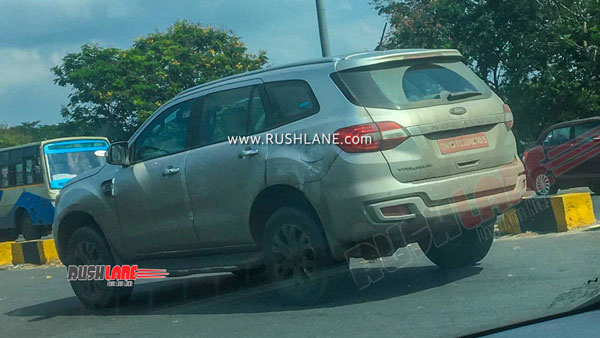 Ford Endeavour Spotted Testing