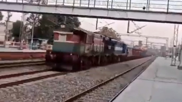 Goods Train Runs Without Driver