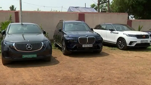 Luxury Vehicles Seized By Odisha Police