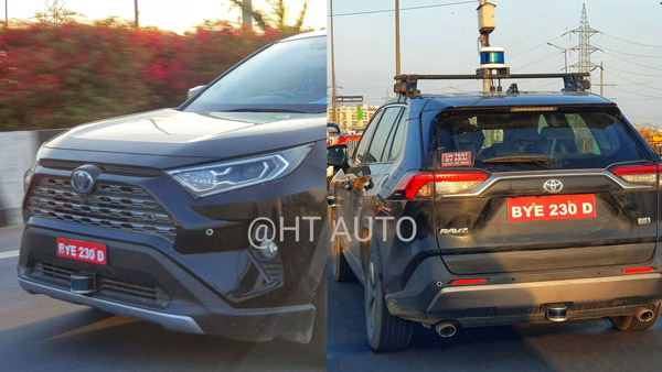 Toyota RAV4 Spotted Testing In India
