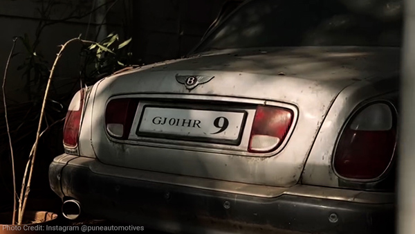 Abandoned Bentley in Pune A Tale of Neglect
