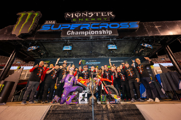Jett Lawrence Wins 2024 AMA 450 Supercross Championship