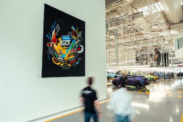 Lamborghini's 60th Anniversary Art Exhibit