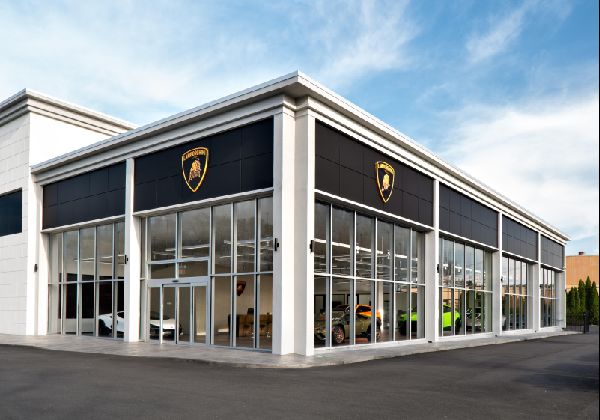 Lamborghini Launches Hybrid SUV in New Showroom