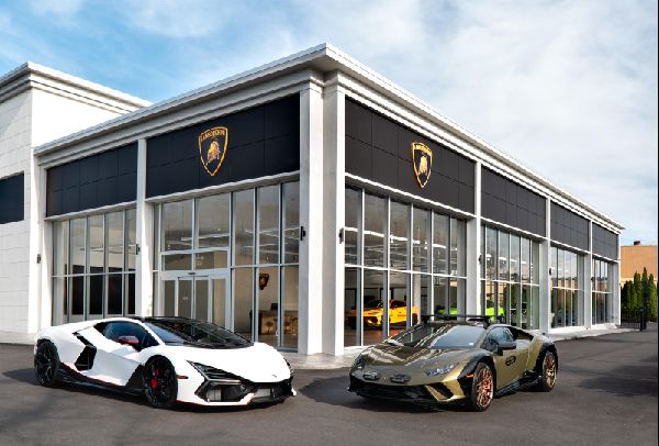 Lamborghini Launches Hybrid SUV in New Showroom