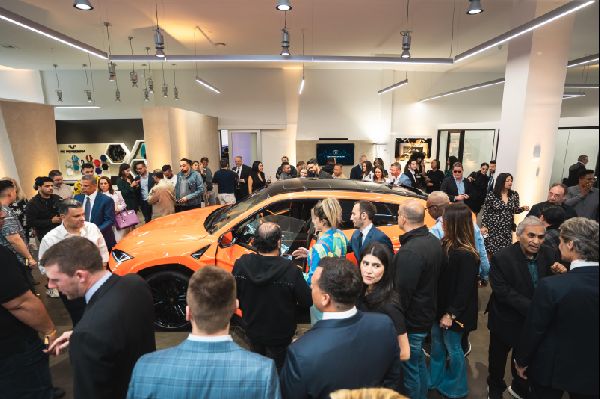 Lamborghini Launches Hybrid SUV in New Showroom