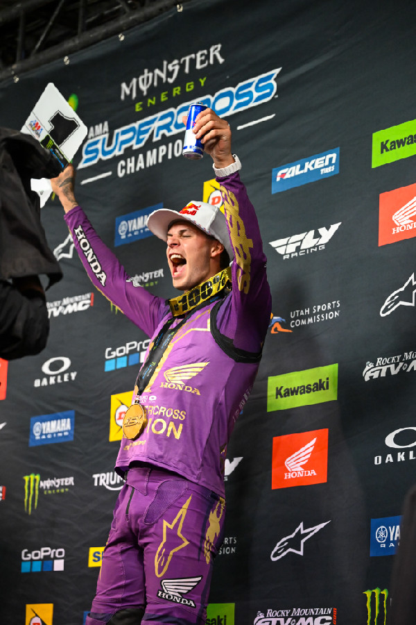 Jett Lawrence Wins 2024 AMA 450 Supercross Championship