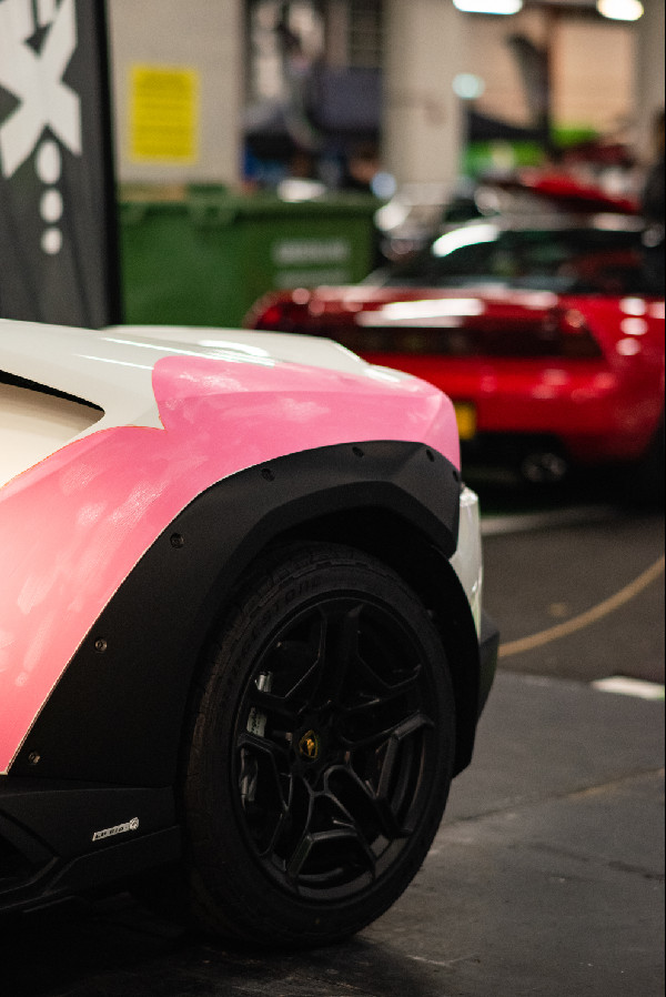 Pop Art Lamborghini Wows at Wembley