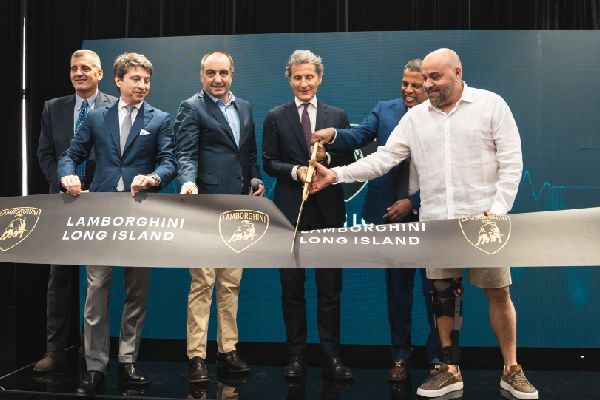 Lamborghini Launches Hybrid SUV in New Showroom