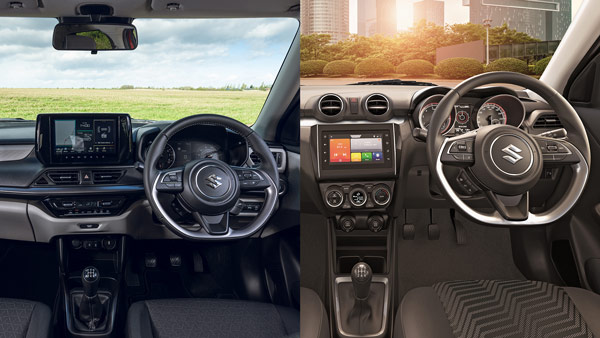 old vs new maruti suzuki swift interior