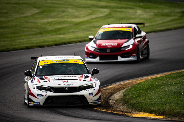 Top Finishes for Honda at Mid-Ohio