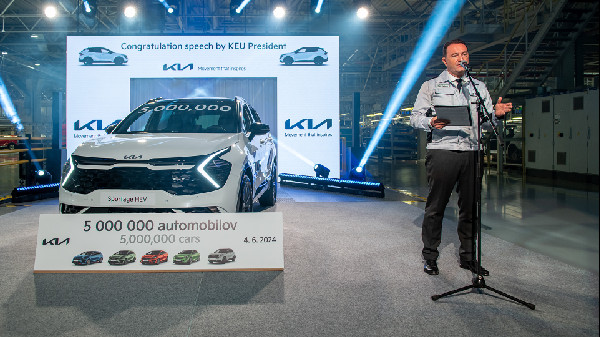Kia Slovakia Hits Five Million Vehicles