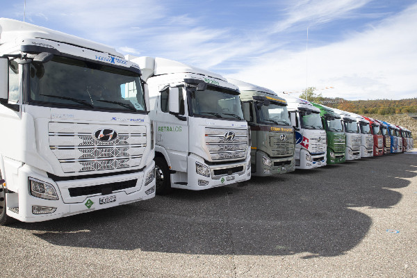 Hyundai Motor's XCIENT Fuel Cell Trucks Achieve Record in Switzerland