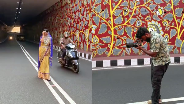 Roadside Bride Photoshoot Sparks Debate 1