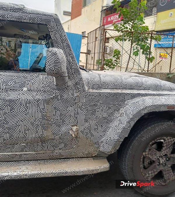 Mahindra Thar 5-Door Spotted Testing