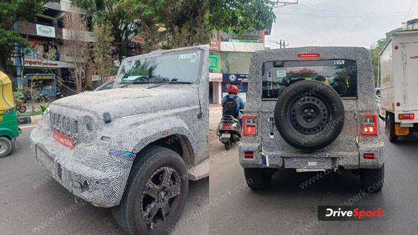 Mahindra Thar 5-Door Spotted Testing In Bangalore