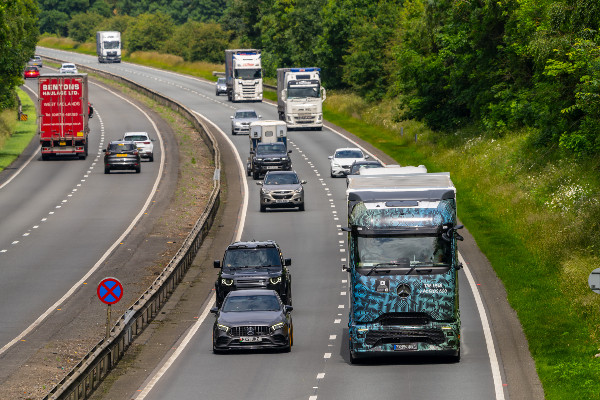 eActros 600 Wins EV Rally UK