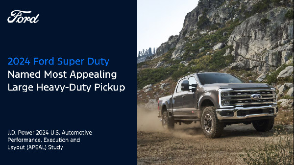 Ford Super Duty Wins JD Power Appeal