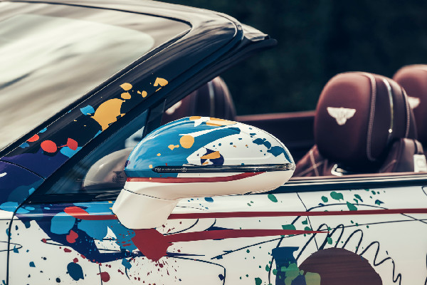 Bentley's Unique Pride-Themed Car