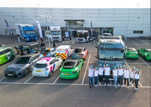 eActros 600 Wins EV Rally UK