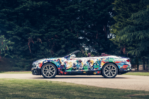 Bentley's Unique Pride-Themed Car