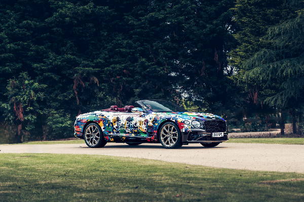 Bentley's Unique Pride-Themed Car